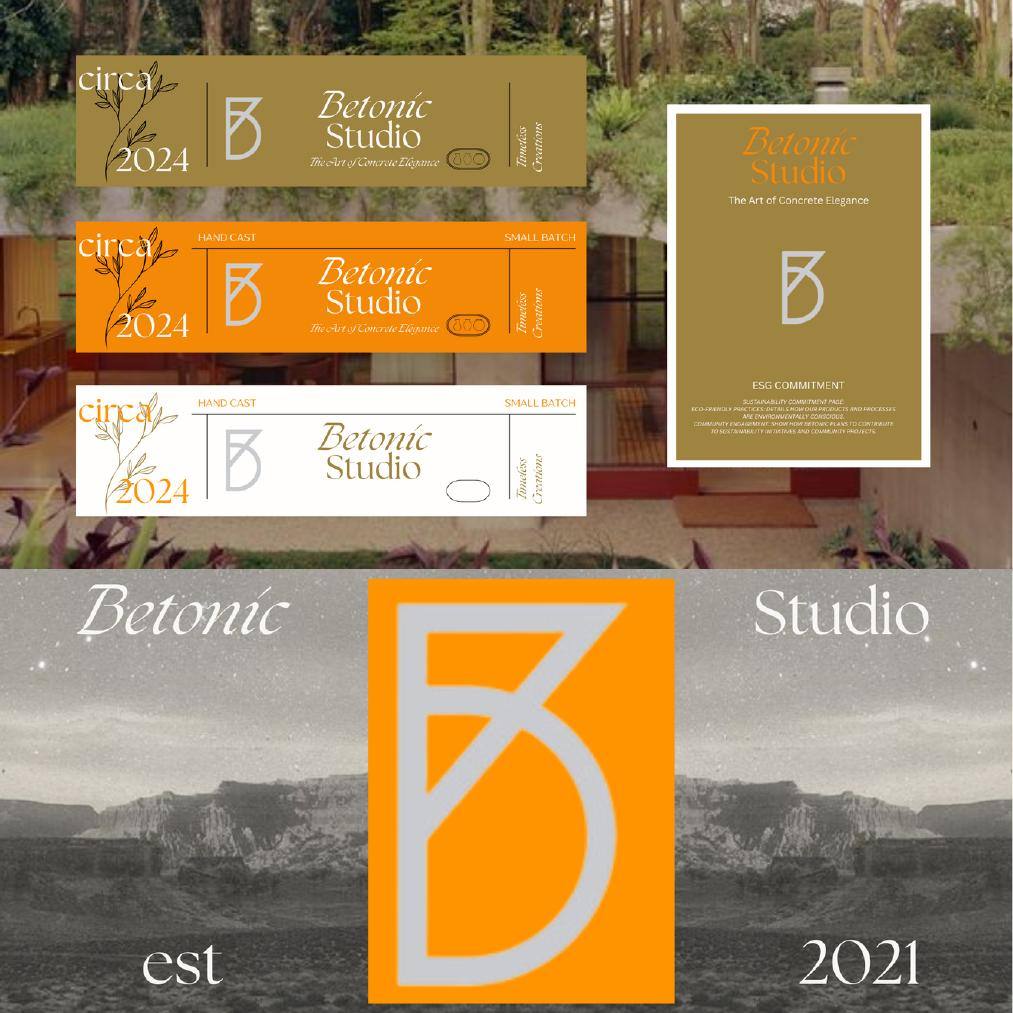 Betonic Studio identity